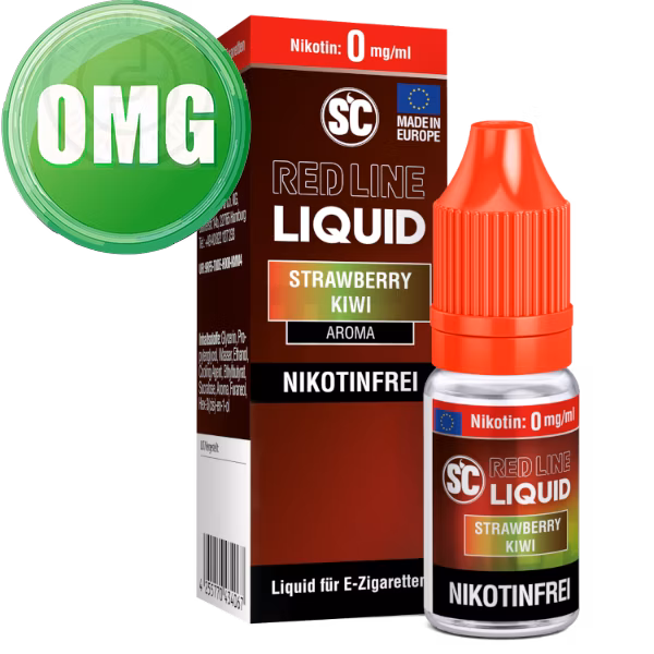 SC - Red Line - Strawberry Kiwi - Nikotinsalz Liquid - 10ml - 0mg