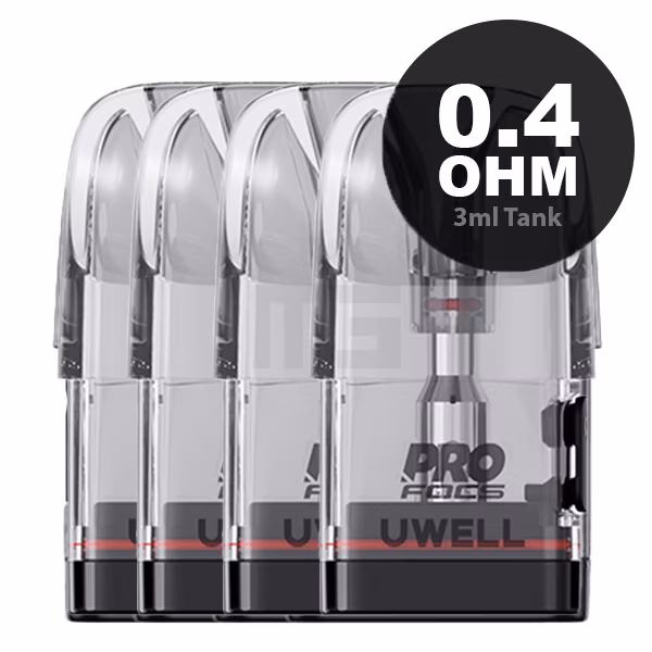 UWELL - Caliburn - G3 Coil - Pod Tank Verdampfer - 0.4 ohm - 3ml - G3 Pro - 4er Paket