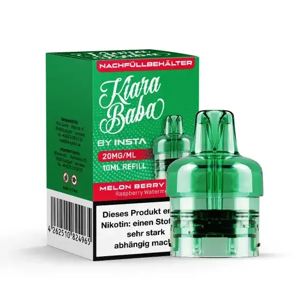 KIARABABA - Nachfülltank - 10ml - Melon Berry Miami KIARABABA - Nachfülltank - 10ml - Melon Berry Miami
