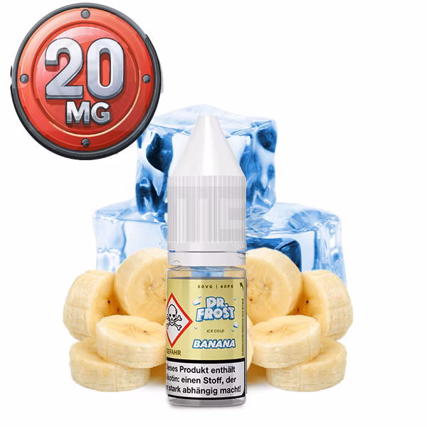  Dr. Frost - Ice Cold Banana - Nikotinsalz Liquid 10ml 20mg