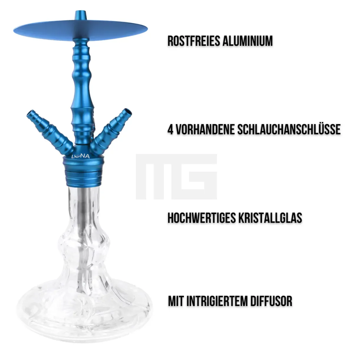 Luna Hookah - Minima - 2.0 Blau