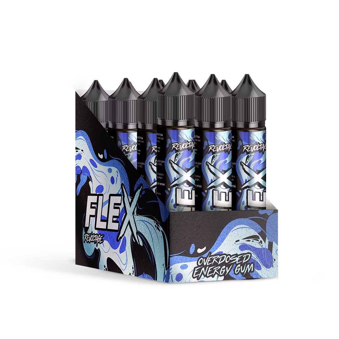 Revoltage - FLEX - Energy Gum - Overdosed - Aroma - 10ml Revoltage - FLEX - Energy Gum - Overdosed - Aroma - 10ml