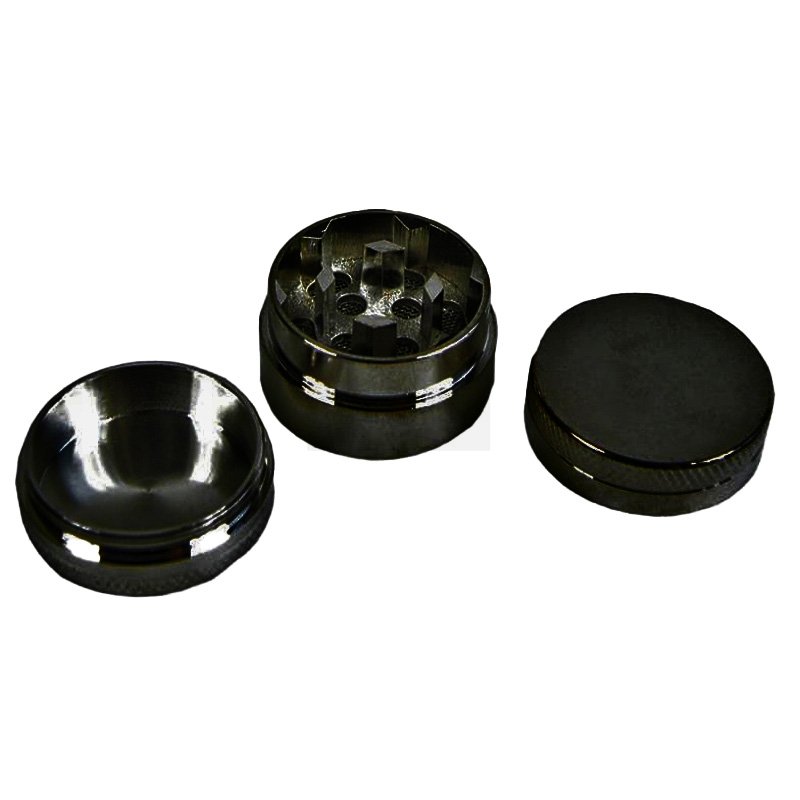 SweedZ - Grinder Mini - Metall - 3-teilig - Schwarz - ø 30 mm