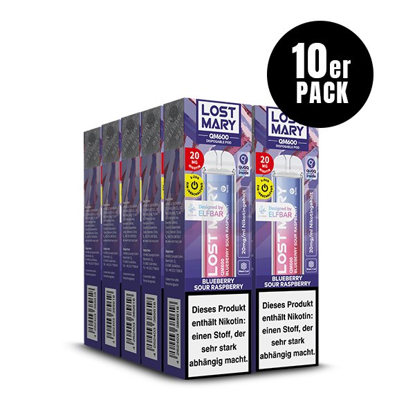 Lost Mary - QM600 - Blueberry Sour Raspberry - CP
