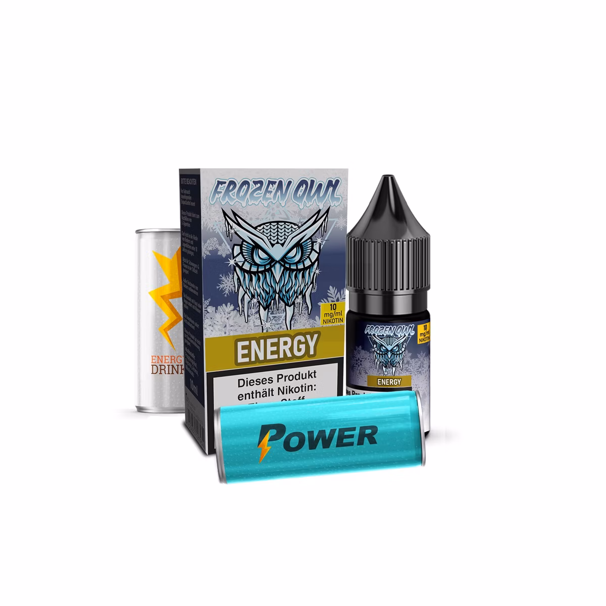 Frozen OWL - Energy - Nikotinsalz Liquid - 10ml - 20mg