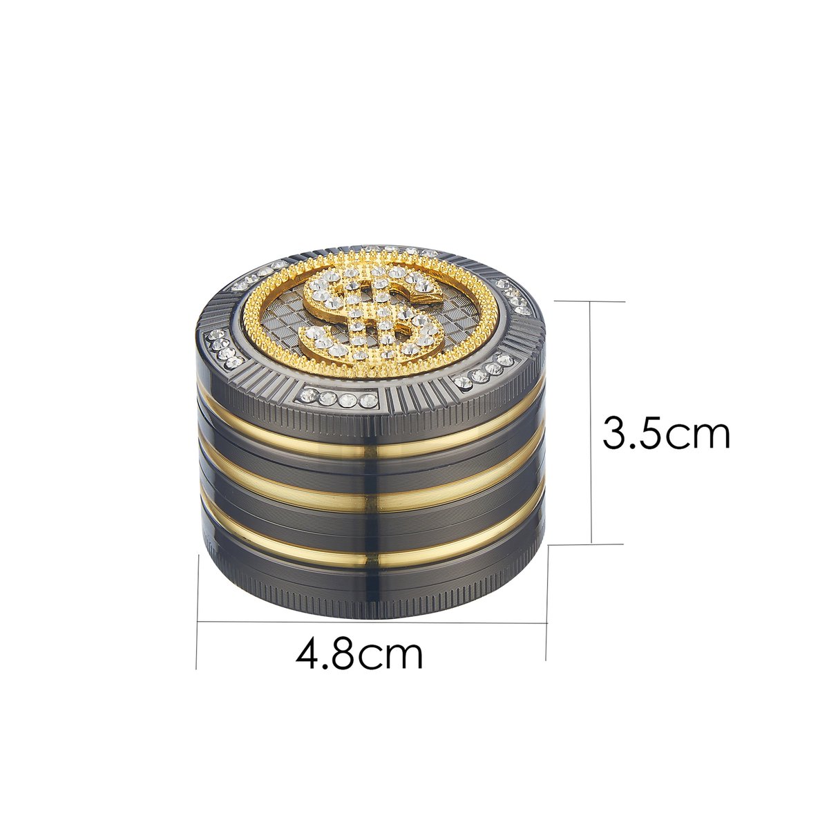 CHAMP HIGH Bling Bling Dollar Grinder – 50 mm