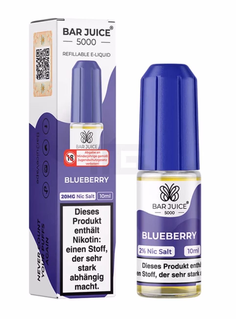 Bar Juice 5000 - Blueberry - 10ml - 20mg