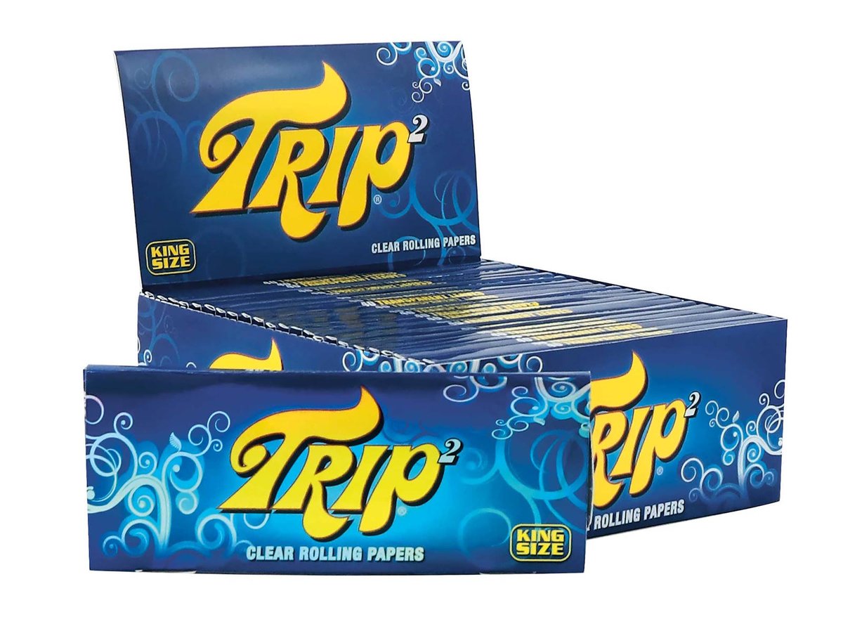 TRIP² - Transparent - King Size Slim - 40 Blättchen