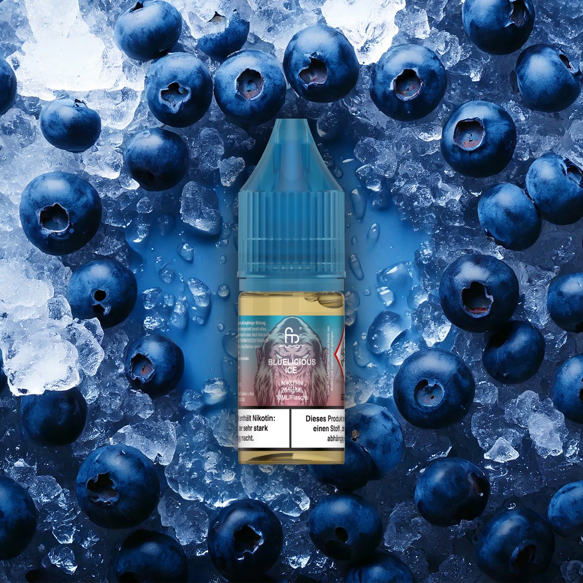 RandM - Tornado - Nikotinsalz-Liquid - 10ml - Bluelicious Ice | Nikotinsalz-Stärke : 20mg