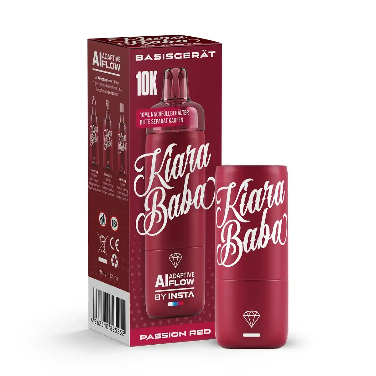 KIARABABA - Basisgerät - Passion Red KIARABABA - Basisgerät - Passion Red