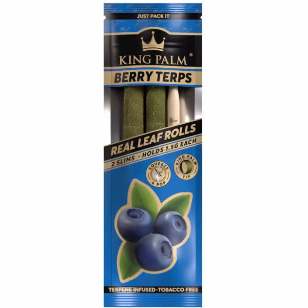 King Palm - Berry Terps - 2 Slim Rolls