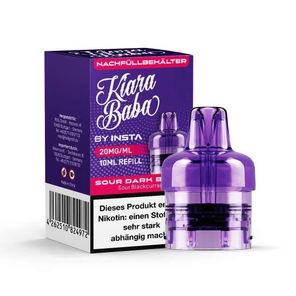 KIARABABA - Nachfülltank - 10ml - Sour Dark Berry KIARABABA - Nachfülltank - 10ml - Sour Dark Berry
