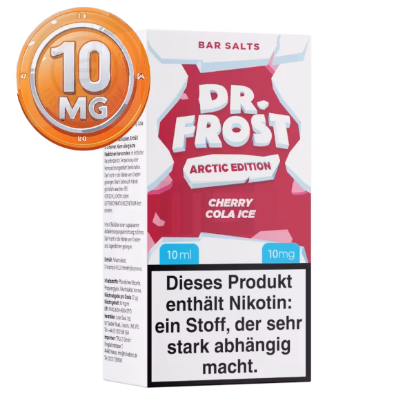 Dr. Frost - Arctic Edition Cherry Cola - Nikotinsalz Liquid - 10ml - 10mg