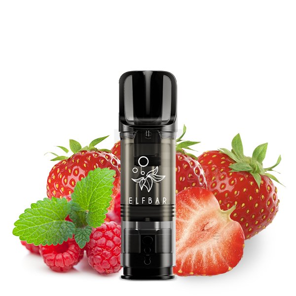 Elfbar - ELFA - Prefilled Pod - 2ml - 2er Pack - Strawberry Raspberry