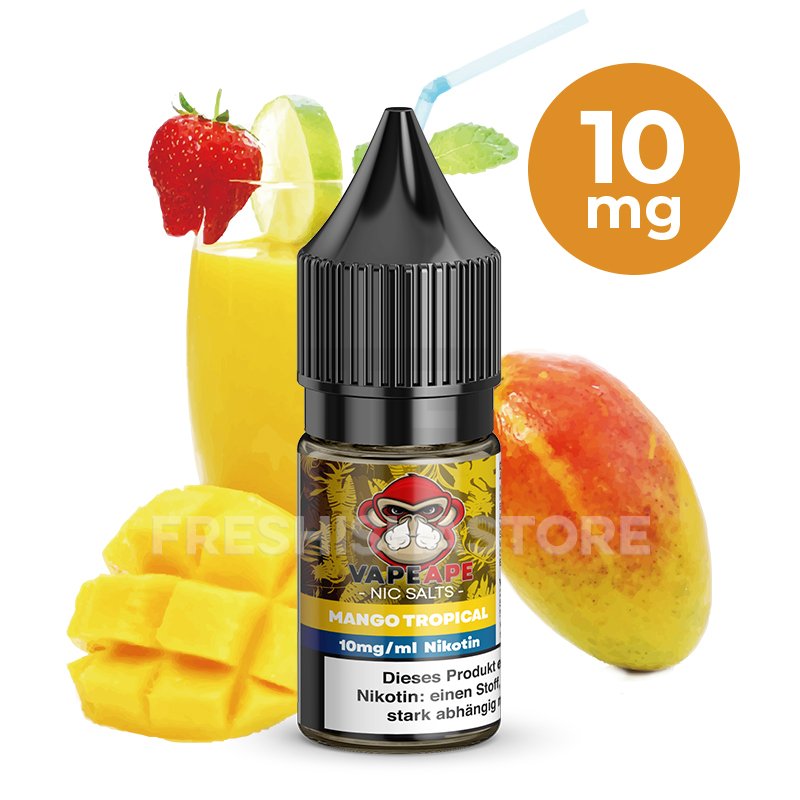 VapeApe - Mango Tropical - Nikotinsalz-Liquid - 10ml - 10mg