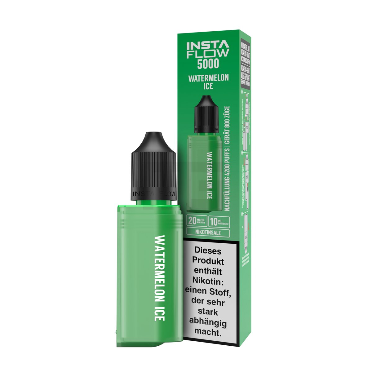 INSTAFLOW 5000 - Nachfülbehälter - Watermelon Ice - 10ml - 20mg