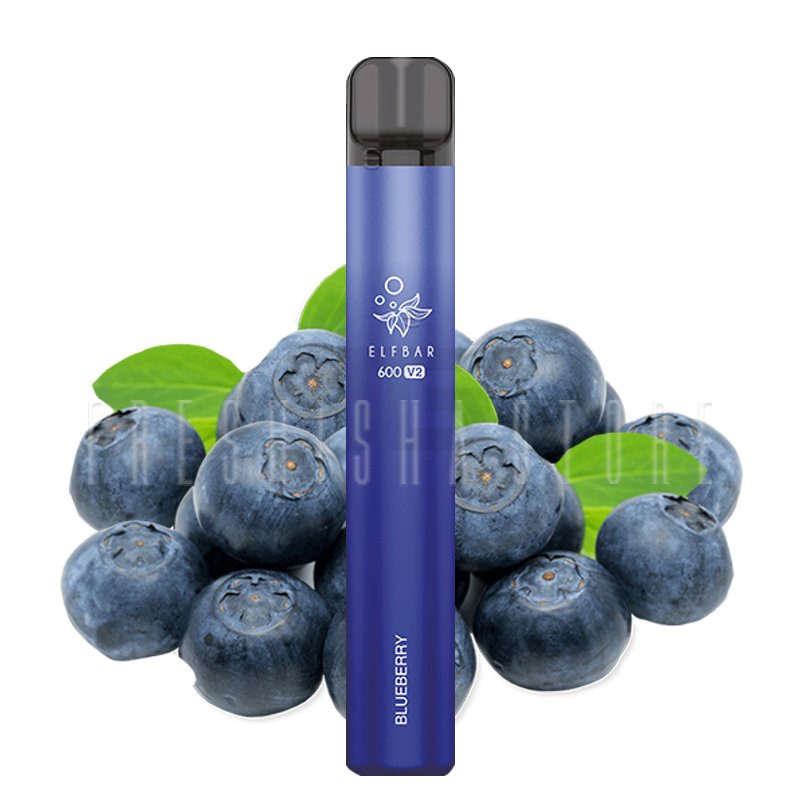Einweg E-Zigaretten Bundle - Blueberry - 5x Sorten