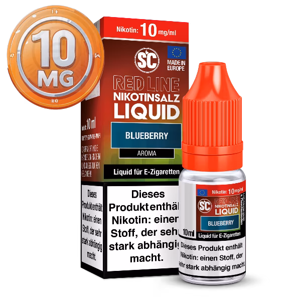 SC - Red Line - Blueberry - Nikotinsalz Liquid 10 mg/ml