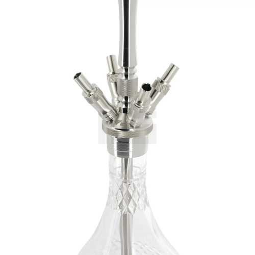 Shisha-Wasserpfeife-WD-Hookah-Edelstahl-Shisha-X39-6-freshisha-store, Sinken, Waschbeckenhahn, Rauchrohr