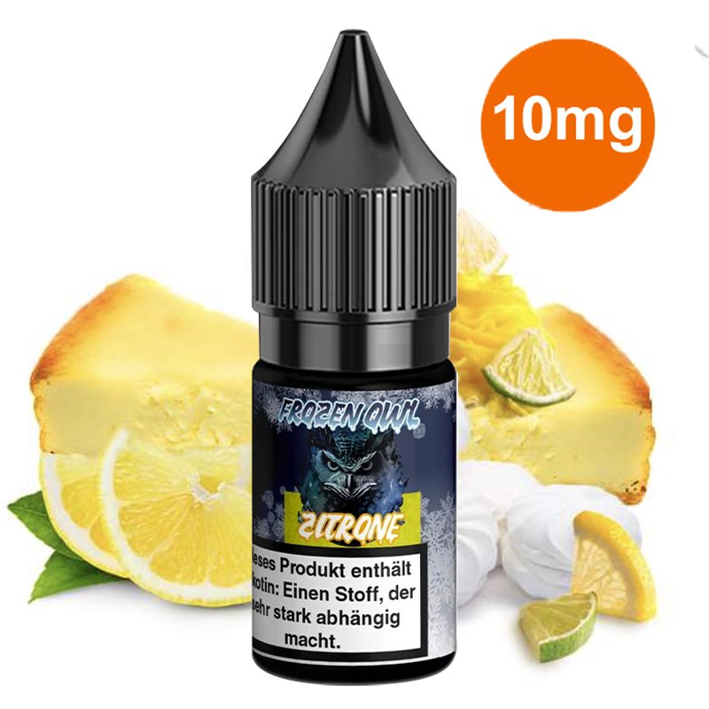 Frozen OWL - Zitronenkuchen - Nikotinsalz Liquid - 10ml - 10mg