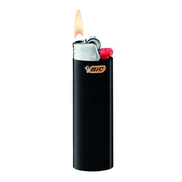 BIC - Maxi J26 - Reibradfeuerzeug - Neutral - Schwarz