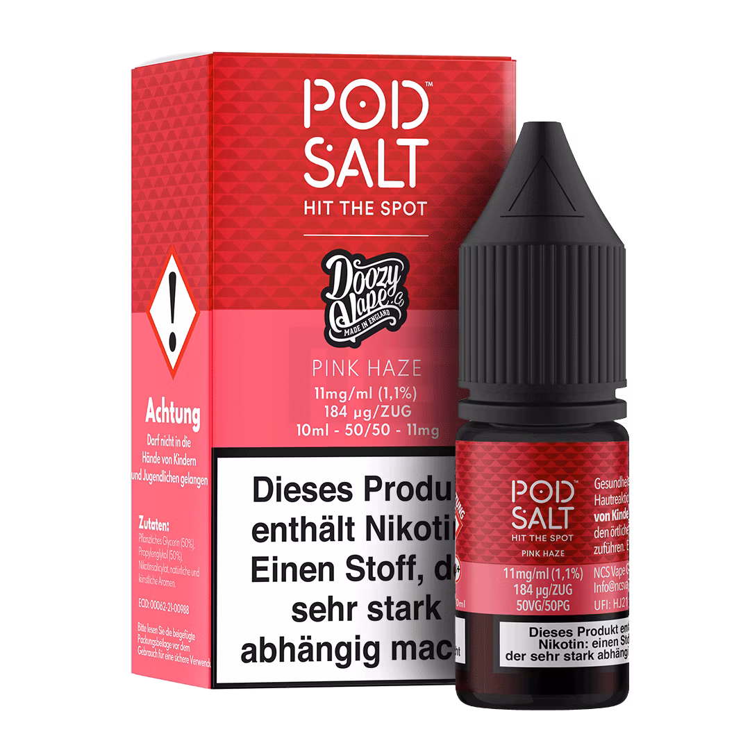 Pod Salt - Fusion - Pink Haze - Nikotinsalz-Liquid - 10ml - 11mg