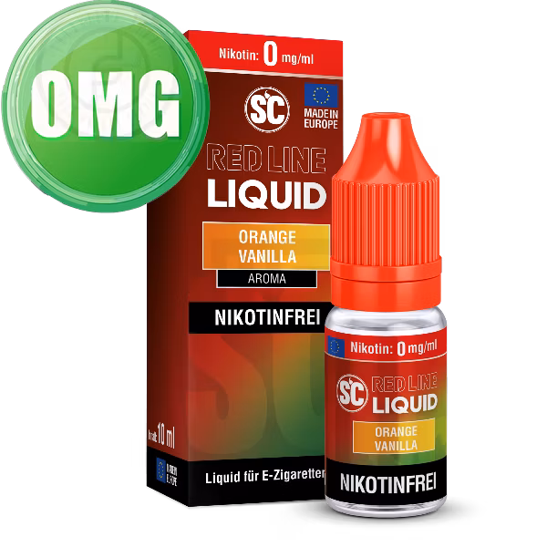 SC - Red Line - Orange Vanilla - Nikotinsalz Liquid - 10ml - 0mg