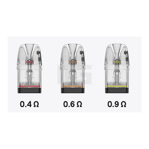 UWELL - Caliburn - G4 Coil - Pod Tank Verdampfer- 3ml - 3er Paket (0.9 ohm)