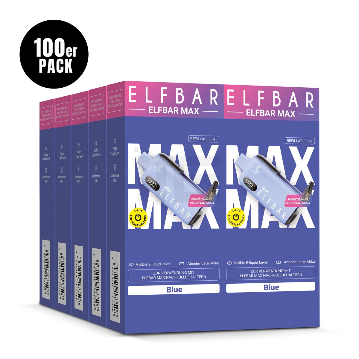 ELFBAR - MAX - Nachfüllbares Gerät - CP - Blue