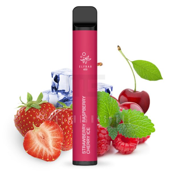 Elf Bar 600 Einweg E-Zigarette - Strawberry Raspberry Cherry Ice