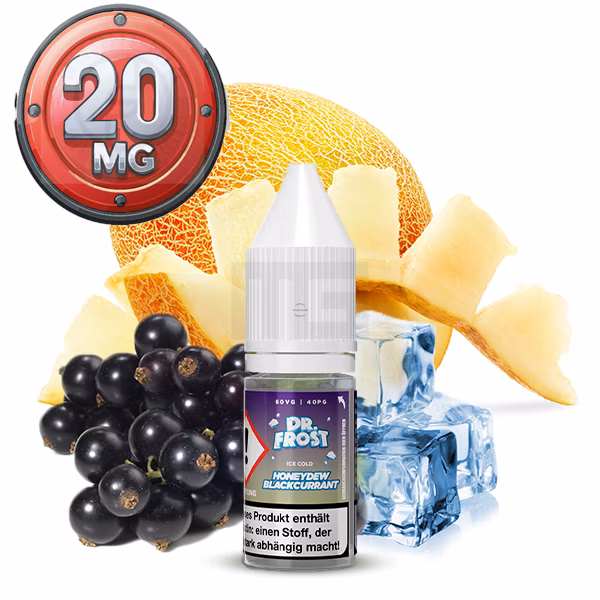 Dr. Frost Ice Cold Cold Honeydew Blackcurrant - Nikotinsalz 10ml 20mg