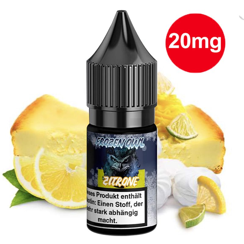 Frozen OWL - Zitronenkuchen - Nikotinsalz Liquid - 10ml - 20mg