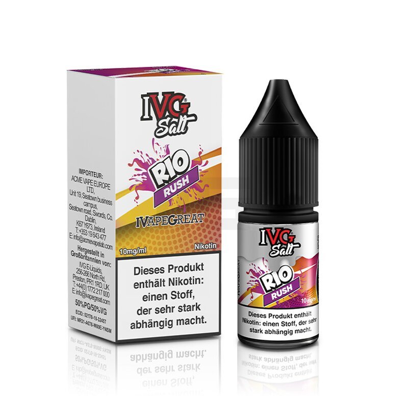 IVG - Salt - Rio Rush - Nikotinsalz-Liquid - 10ml