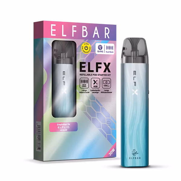 Elfbar - ELFX - Pod Kit - Silver Blue - CP