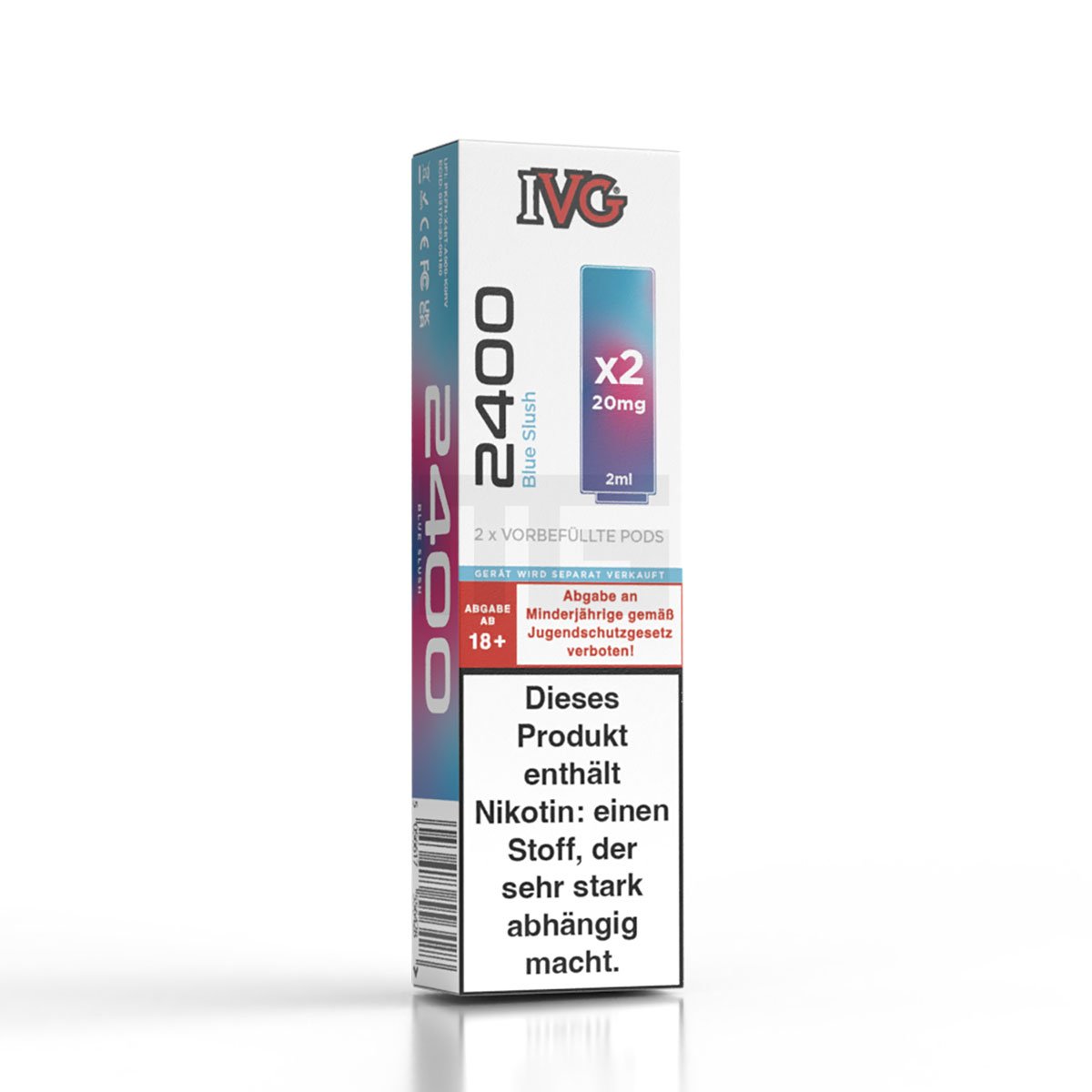 IVG - 2400 - Prefilled Pod - Blue Slush - 2ml - 2er Pack