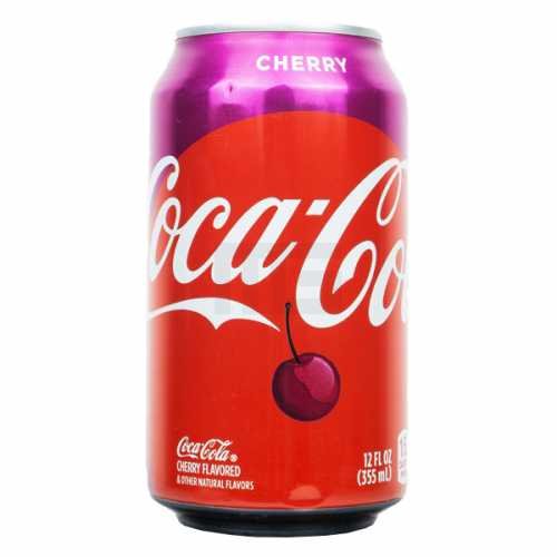 Coca Cola Cherry 355ml, Kann, Zinn, Getränk, Cola, Limonade