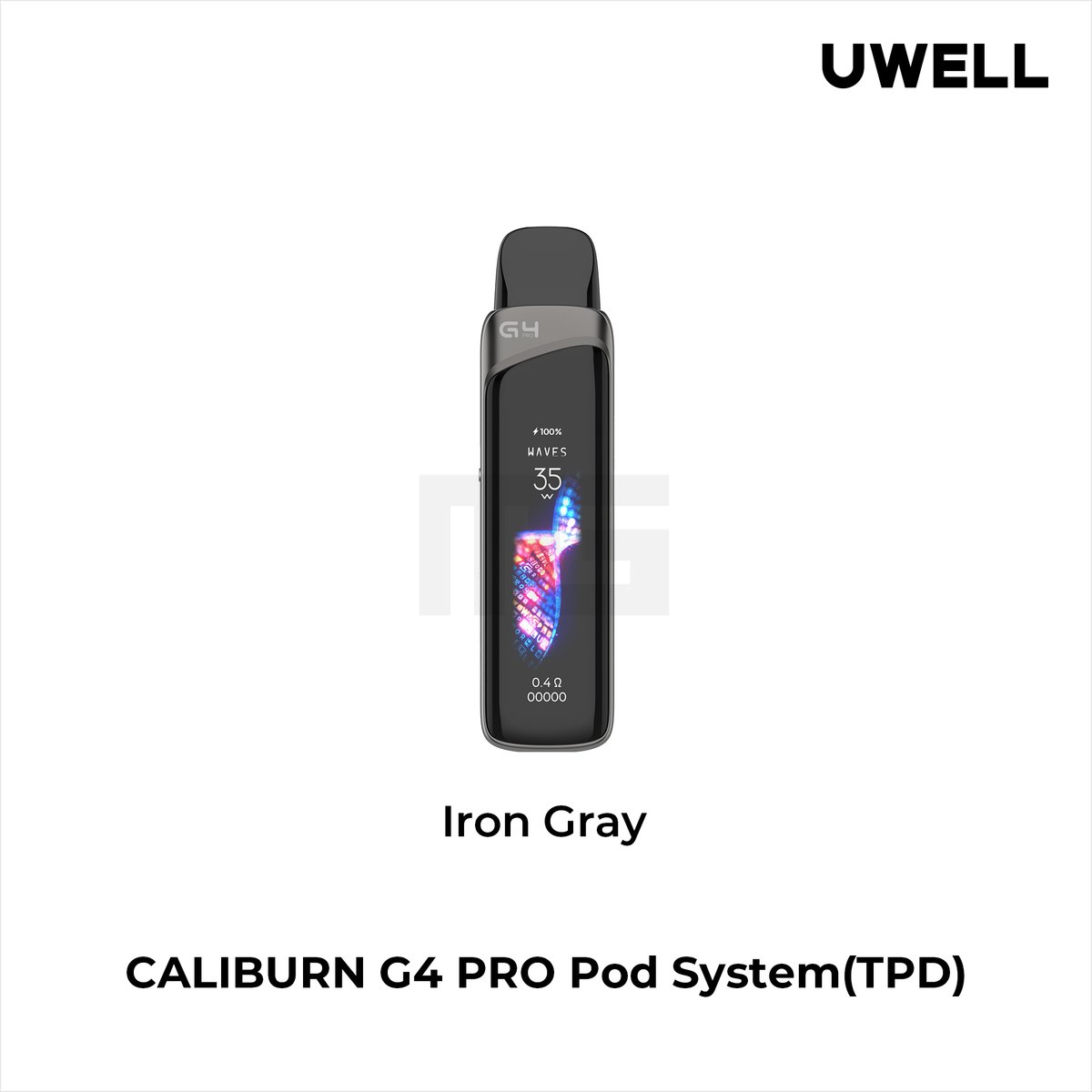 Uwell - Caliburn G4 Pro - Pod Kit - Iron Gray