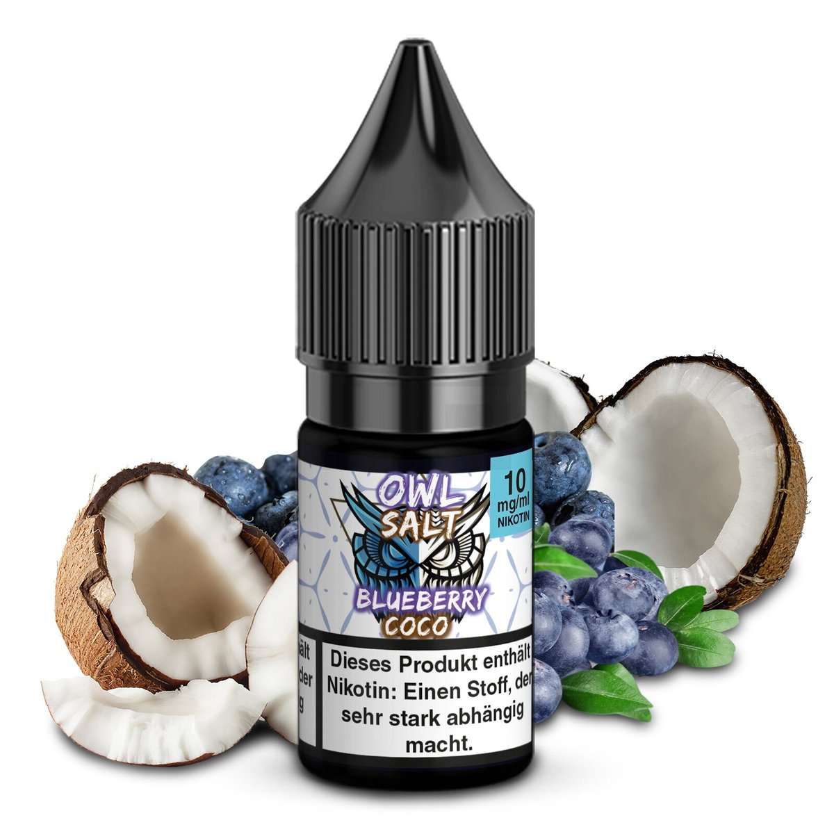 OWL Salt - Blueberry Coco - Nikotinsalz Liquid - 10ml - 10mg