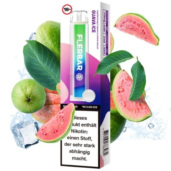 Flerbar - Einweg E-Zigarette - Guave Ice - 20mg - CP
