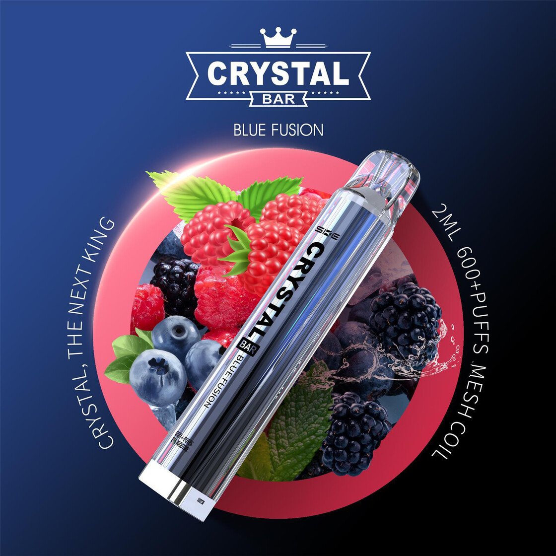 Crystal Bar - Einweg E-Zigarette - Blue Fusion