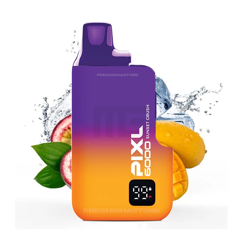 PIXL - 6000 - Einweg E-Zigarette - Sunset Crush - 2ml - 20mg - CP