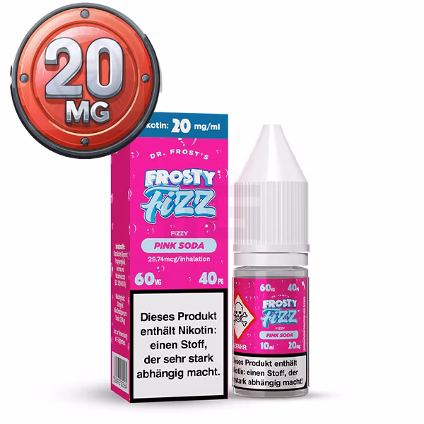 Dr. Frost - Fizzy Pink Soda - Nikotinsalz Liquid 10ml 20mg