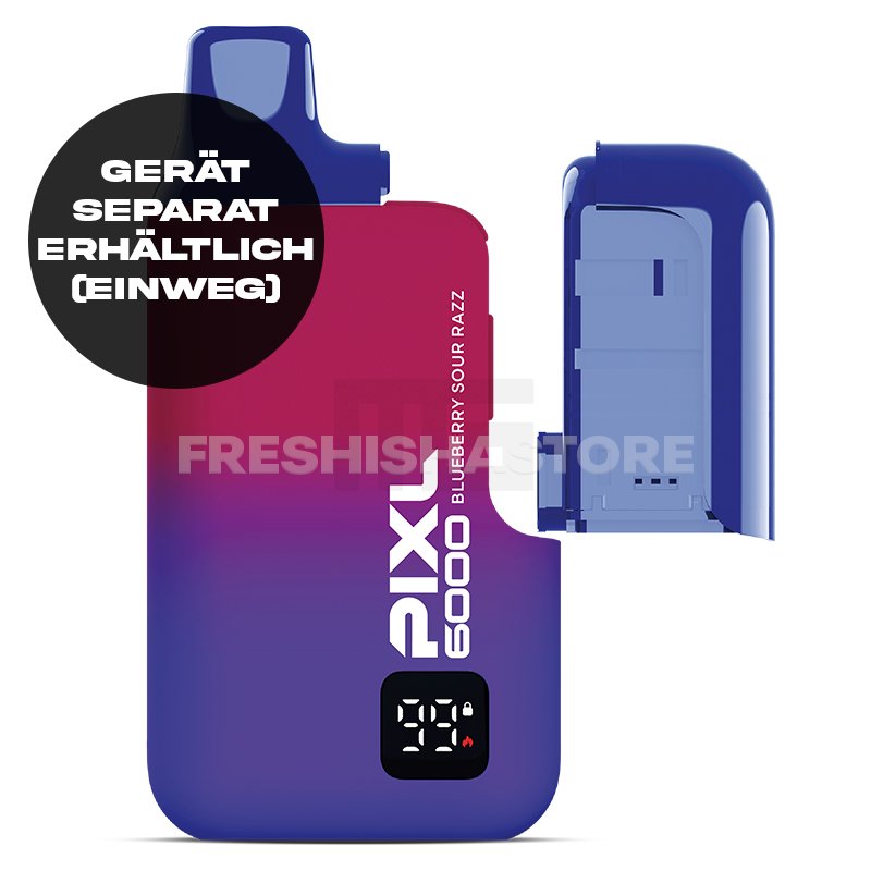 PIXL - 6000 - Nachfüllbehälter - Blueberry Sour Razz - 10ml - 20mg