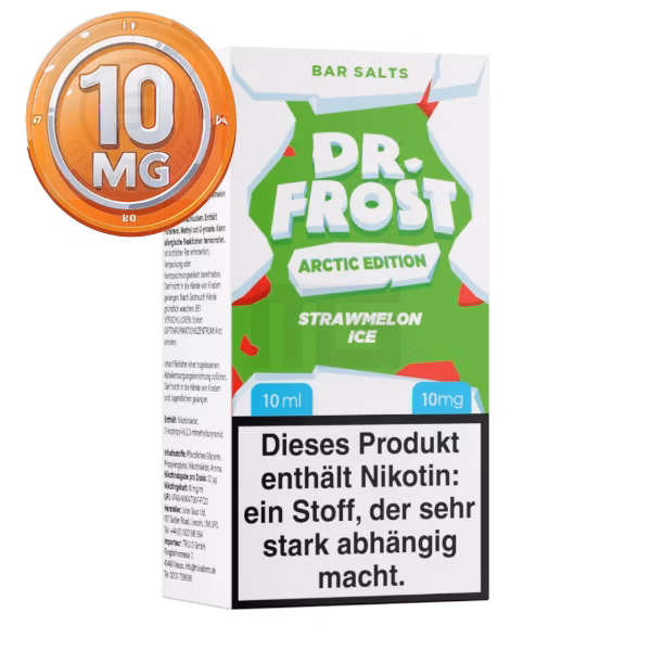 Dr. Frost - Arctic Edition Strawmelon Ice - Nikotinsalz Liquid - 10ml - 10mg
