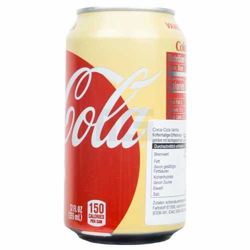 Coa Cola Vanille 355ml, Getränk, Cola, Limonade, Kann, Zinn