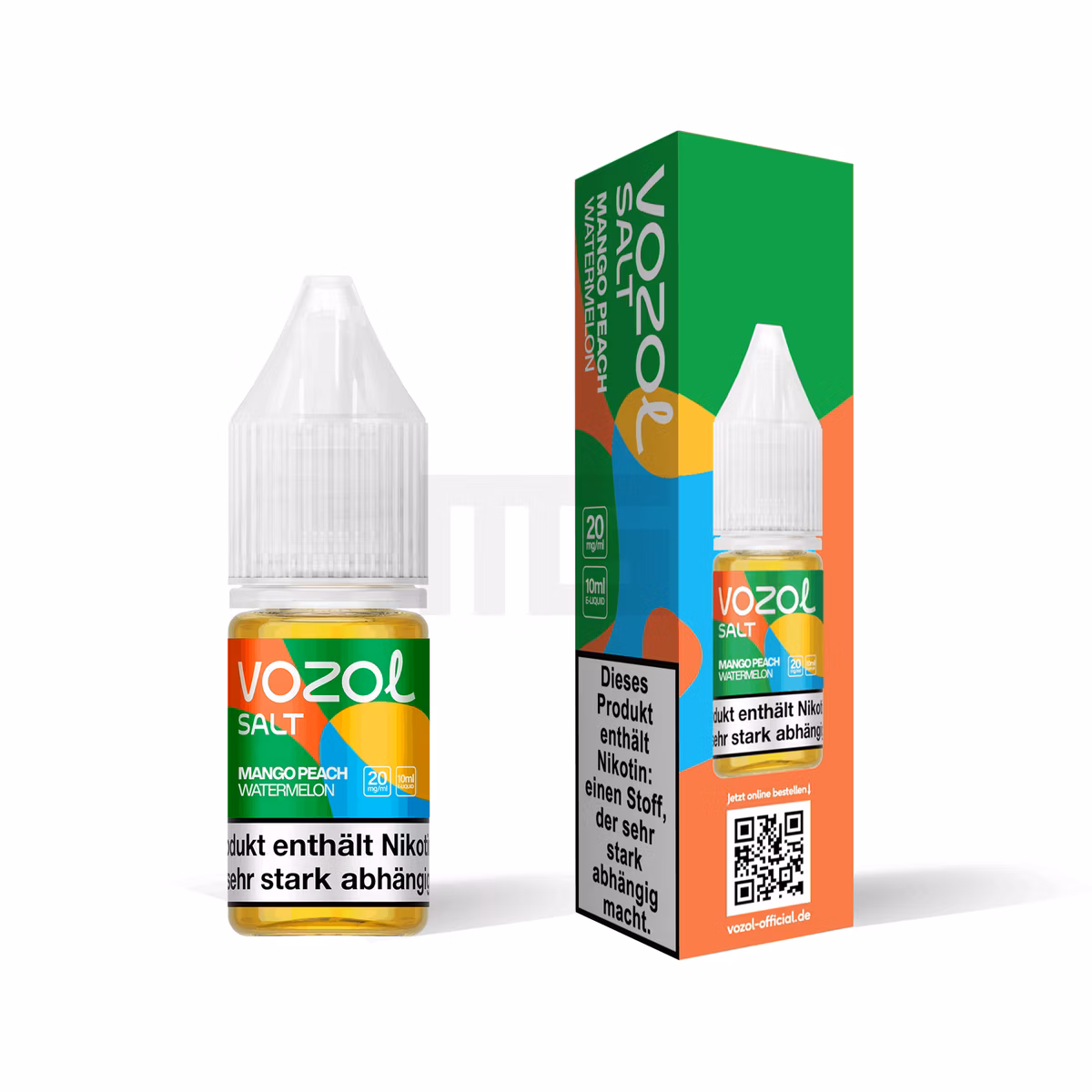 Vozol - Nikotinsalz-Liquid - Mango Peach Watermelon - 10ml - 20mg