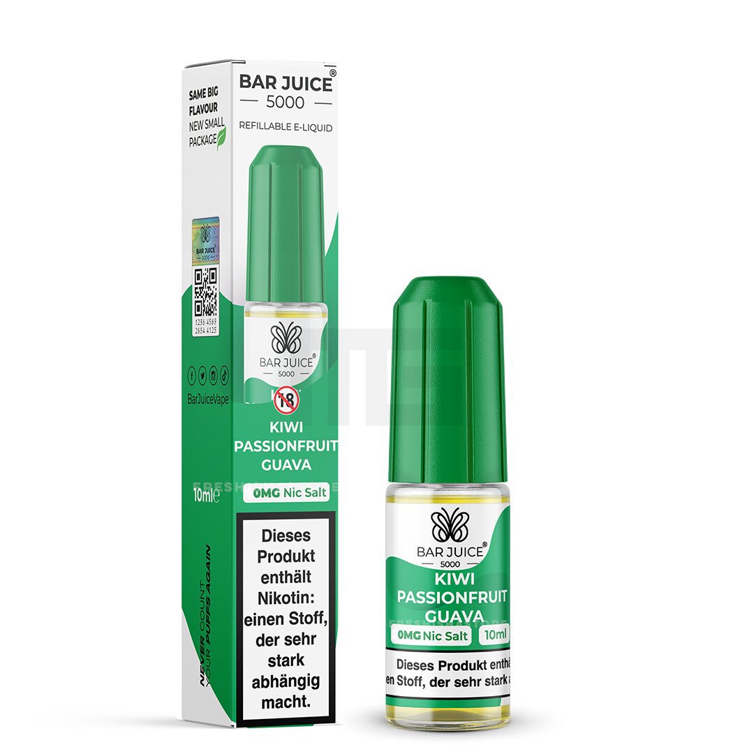 Bar Juice 5000 - Kiwi Passionfruit Guave - 10ml - 0mg
