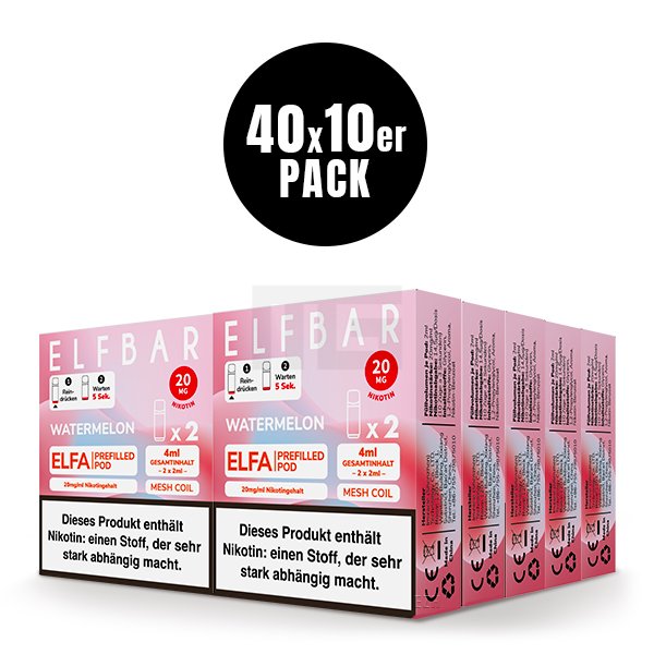 Elfbar - ELFA - Prefilled Pod - 2ml - 2er Pack - Watermelon
