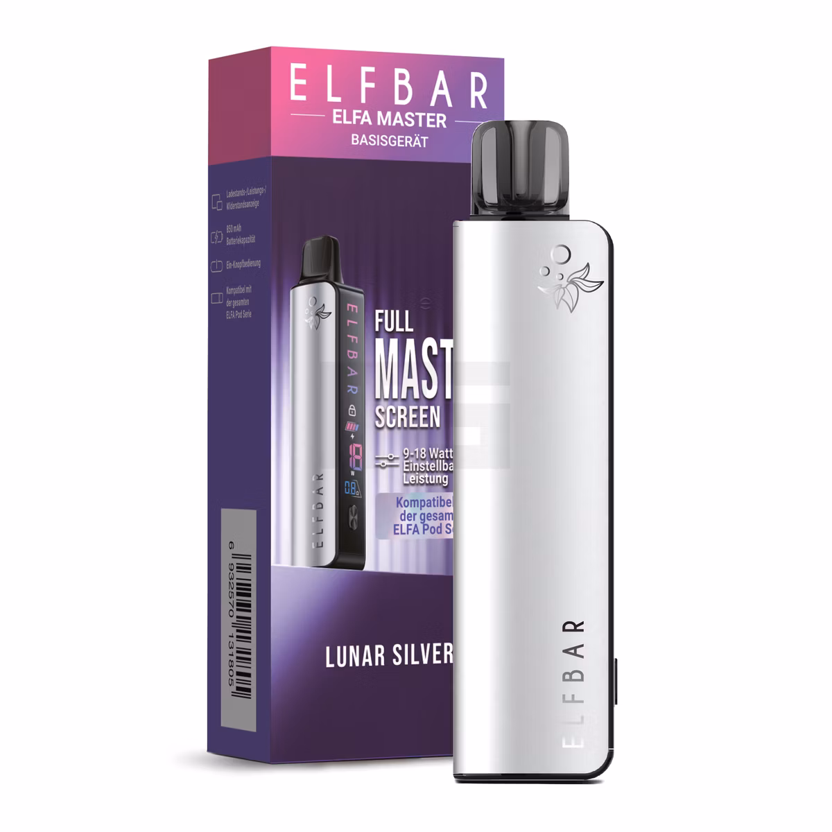 Elfbar - ELFA MASTER - Basisgerät - Lunar Silver