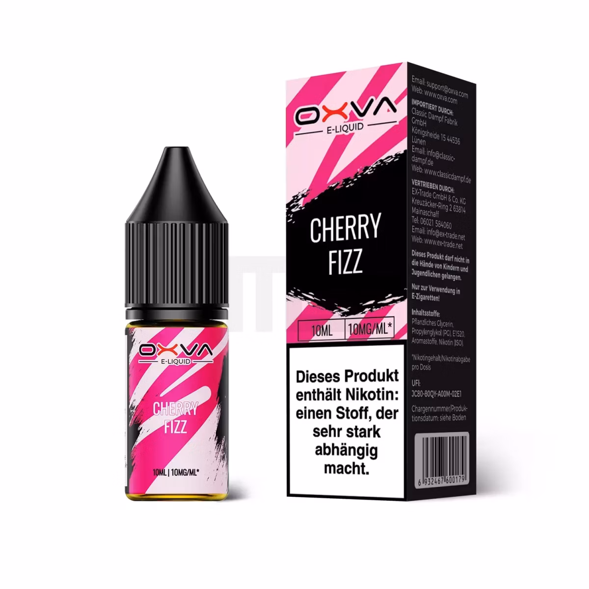 OXVA - Nikotinsalz Liquid - 10ml - Cherry Fizz - 10mg